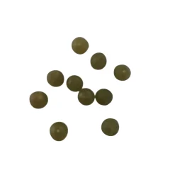 Angelspezi Gummiperlen Olive - 6 mm 10 Stück