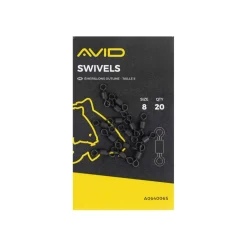 Avid Carp Swivels Gr. 8 20 Stück