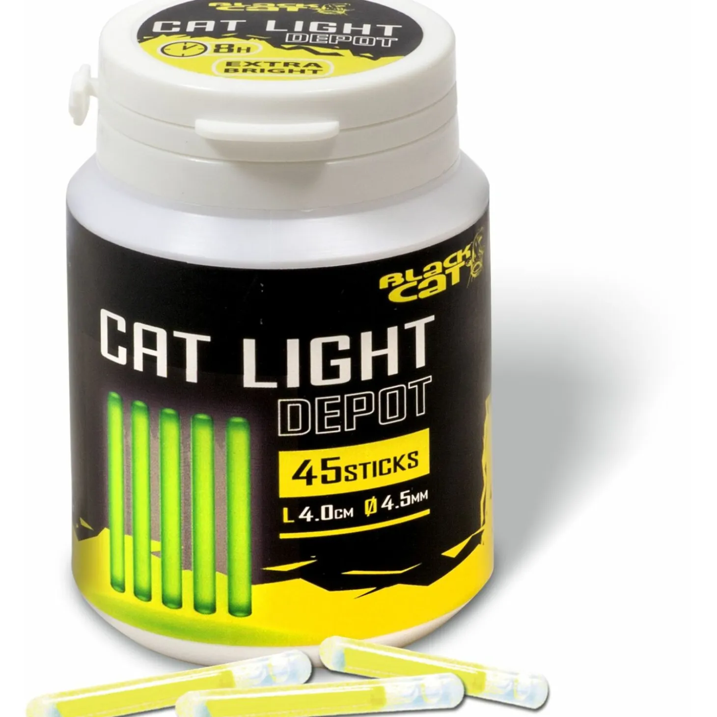 Black Cat Cat Light Depot 45 mm Knicklichter 45 Stück
