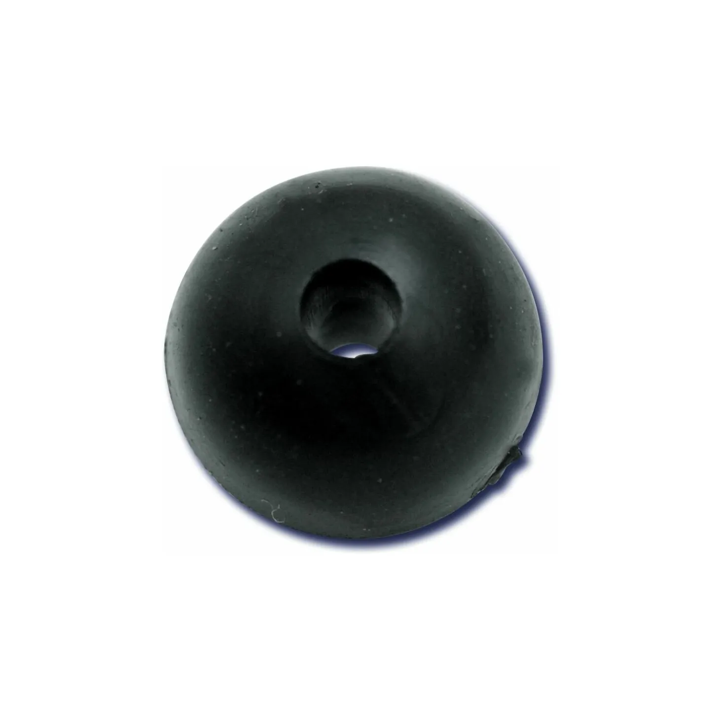 Black Cat Rubber Shock Bead 10 Stück 10 mm