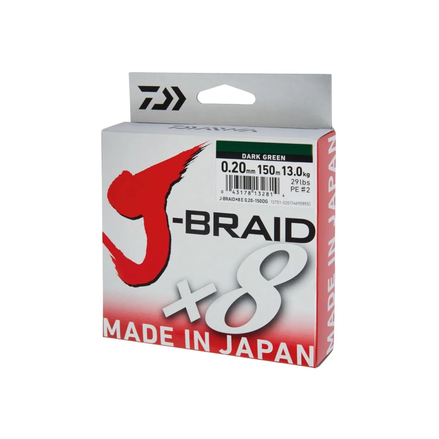 Daiwa J-Braid dunkel Grün 150 m