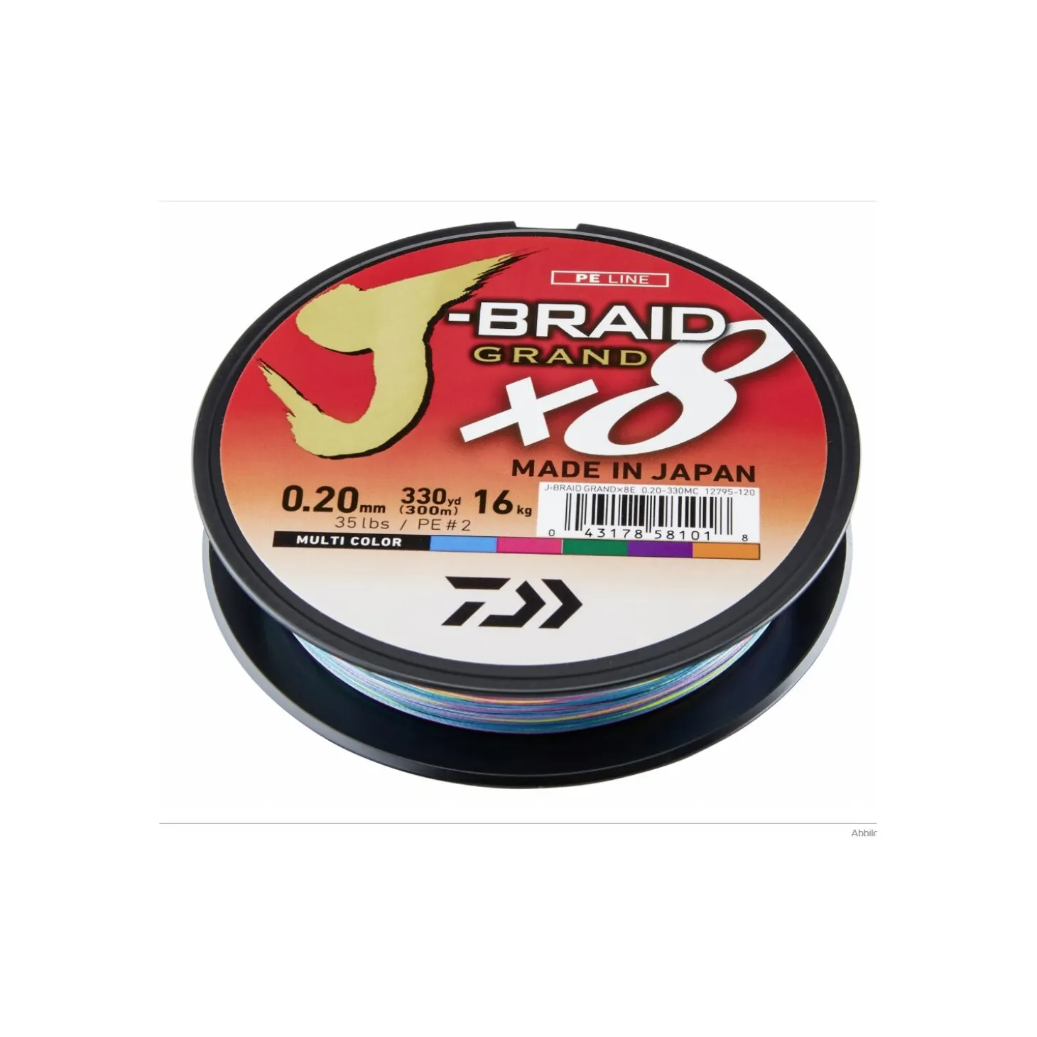 Daiwa J-Braid Grand Multi-Color X8E
