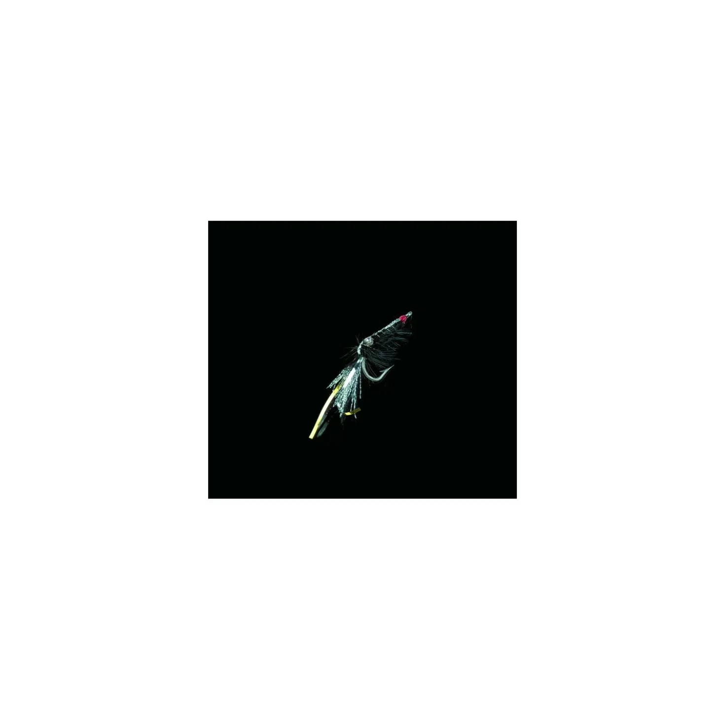 Dega Shrimp-Fly Gr.1/0 Schwarz/silber