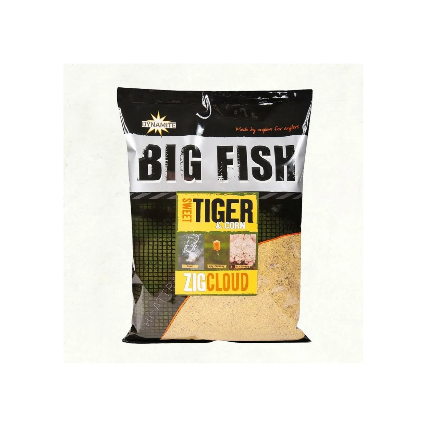 Dynamite Groundbait Big Fish Sweet Tiger und Corn Zig Cloud 1,8 kg