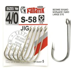 Fanatik Haken Jig S-58 Gr. 4/0