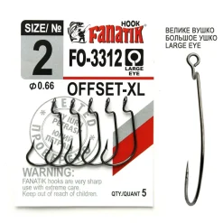 FANATIK Haken Offset-XL FO-3312 Gr. 2