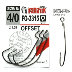 Fanatik Offset Haken FO - 3315 Gr. 4/0