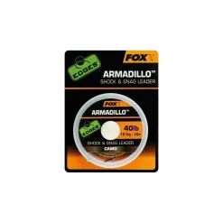 Fox Edges Armadillo Camo Shock & Snag Leader 20 m