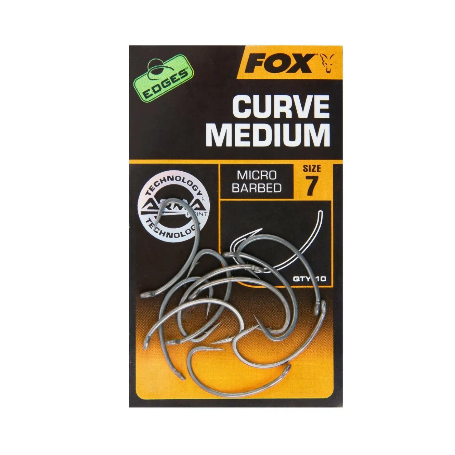 Fox Edges Armapoint Curve Shank Medium Hooks - Gr. 4