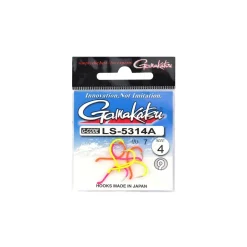 Gamakatsu Einzelhaken mit Öhr LS-5314A Multicolor