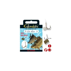 Gamakatsu gebundene Haken BKS-G-103 mit Baitband Gr. 10