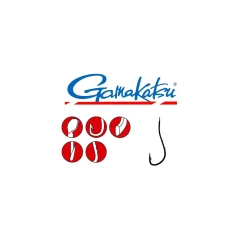 Gamakatsu lose Wurmhaken mit Plättchen Nickel LS-3120N