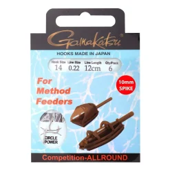 Gamakatsu Method Feeder Haken mit Spike Gr. 10