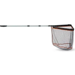 IRON TROUT Kompakt Tele Forellenkescher gum. 2,40m 3tlg.