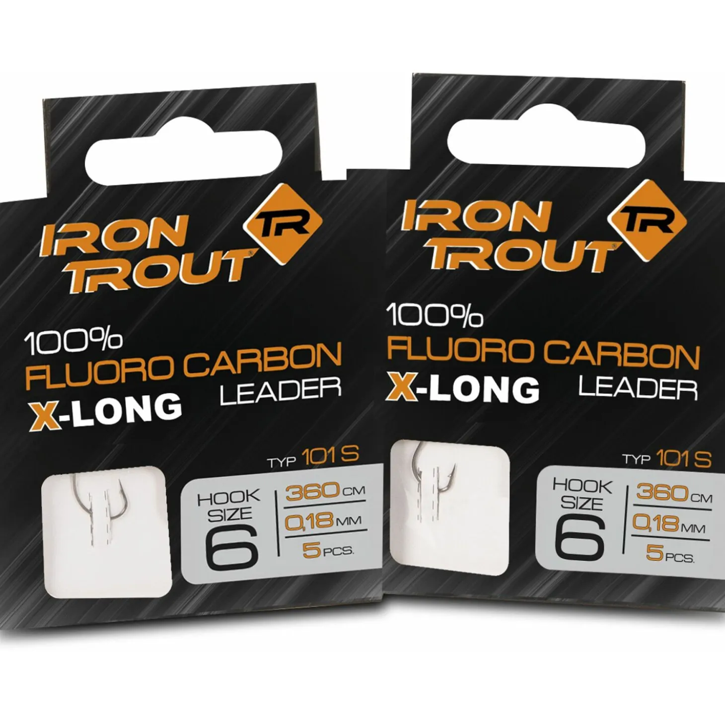 Iron Trout X-long Forellenhaken Fluorocarbon 3,60 m