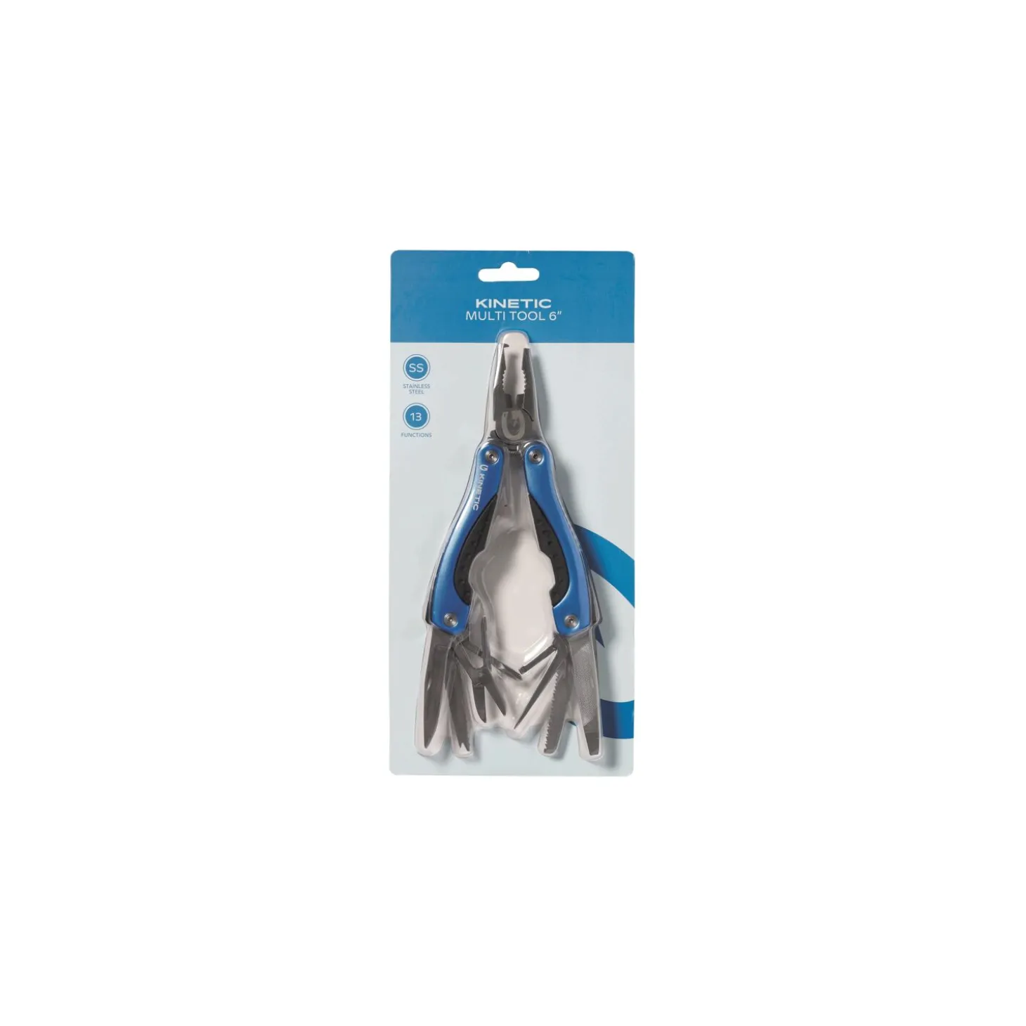 KINETIC MULTI-TOOL 6"/15CM BLUE/BLACK