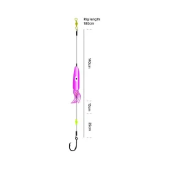 KINETIC SABIKI HALIBUT NO-LIMIT #12/0 180CM UV SQUID