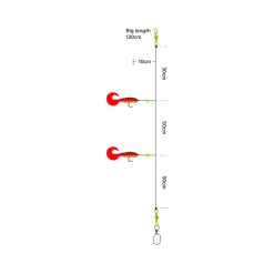 Kinetic Sabiki Twister XL Tail
