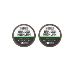 Korda Basix Braided Hooklink Camo Green