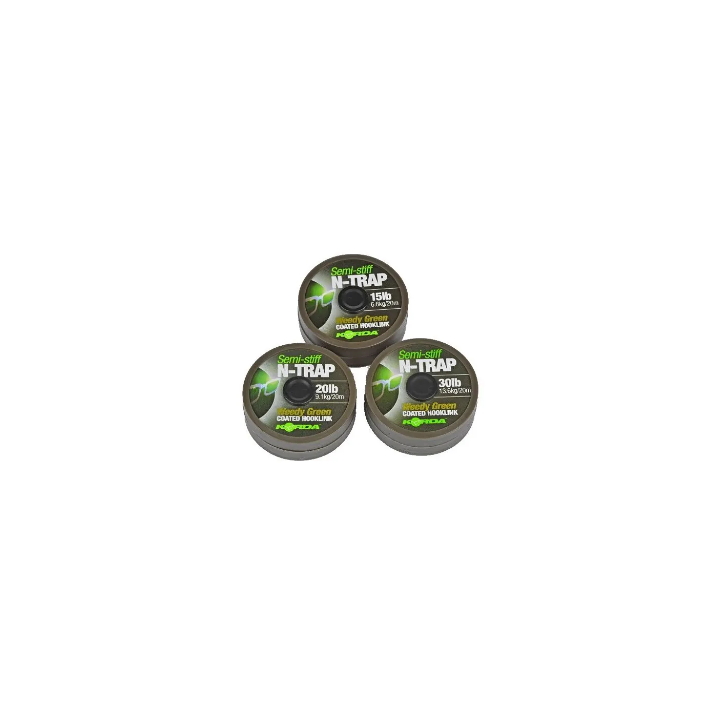 Korda N-Trap Semi-Stiff 30 lb - Green