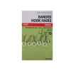 Korum Banded Hook Hairs - Barbed Gr.8 5 Stück