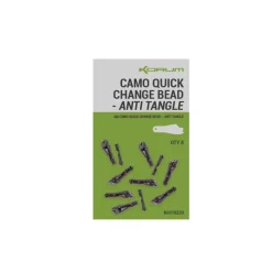 Korum Camo Quick Change Bead Anti Tangle 8 Stück