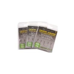 Korum Hair Haken mit Quickstops barbless Gr.14