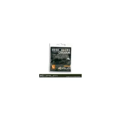 Korum Hook Hair Haken mit Quickstops Gr. 12