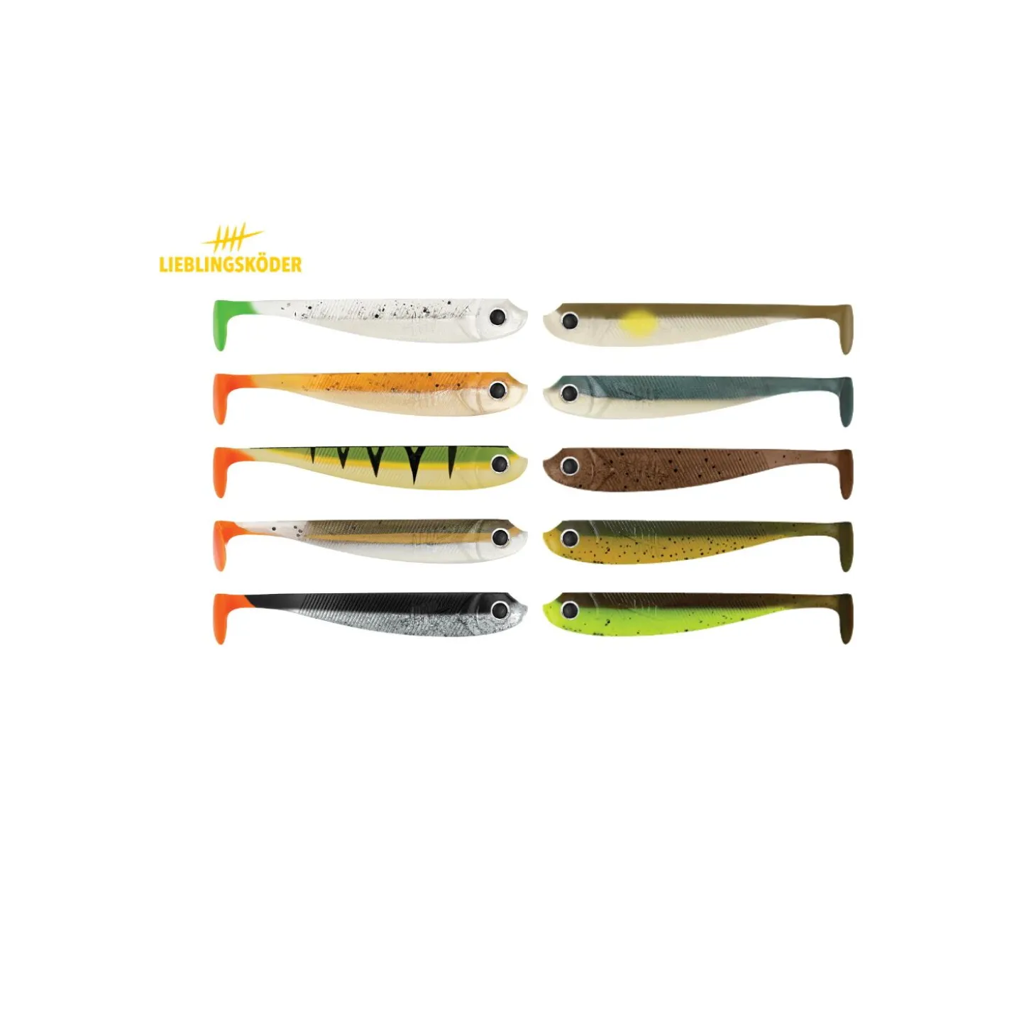 Lieblingsköder Gummifisch-Mixpaket 7 cm 5 Stück
