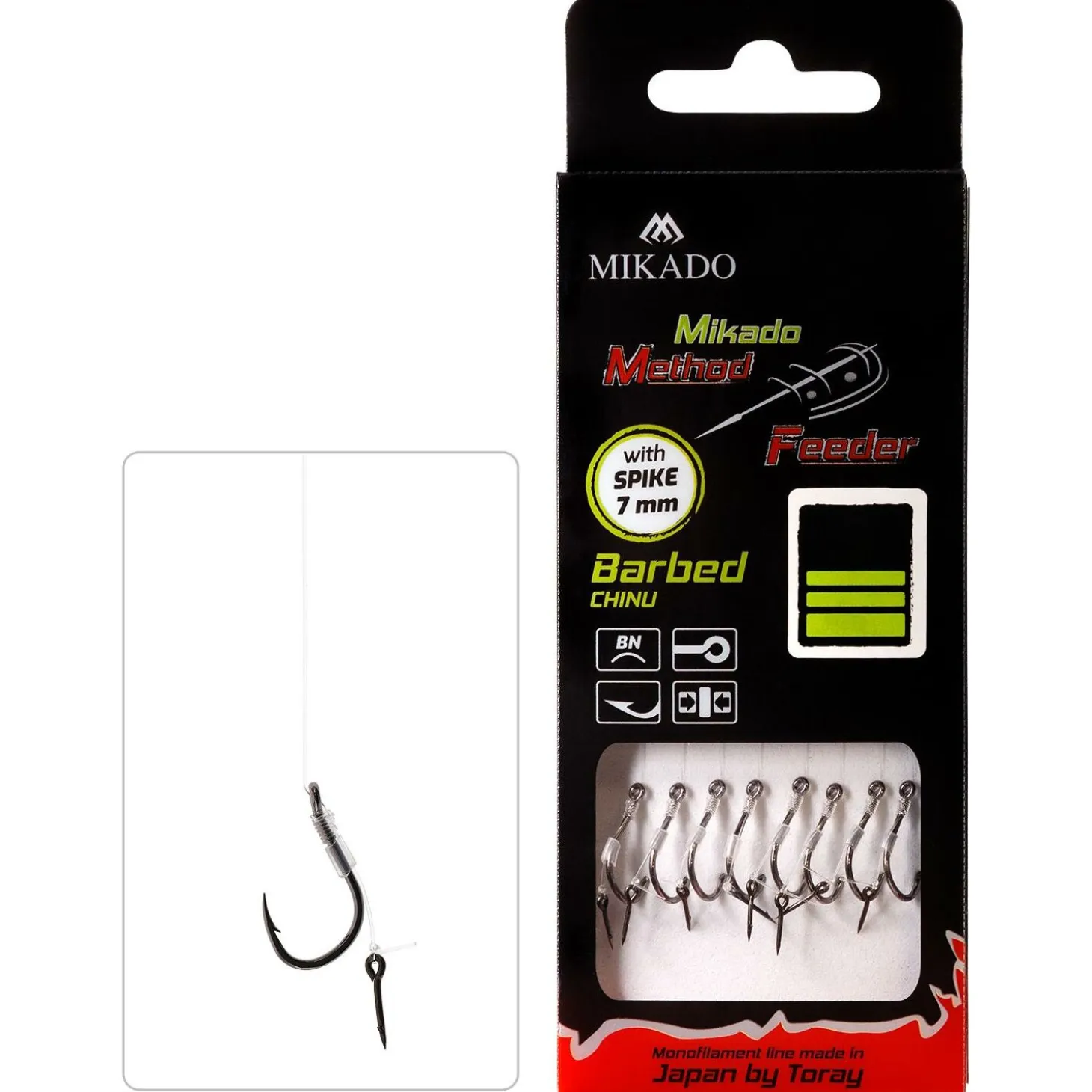 METHODE FEEDER RIG - MIT NADEL - HAKEN MIT WIDERHAKEN GRÖSSE 12