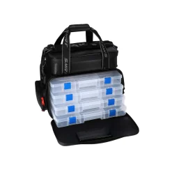 MIKADO EVA Bag Tacklebox Angeltasche mit 4 Boxen