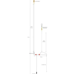 Mikado Norwegenrig Norway schlepp System 162 cm