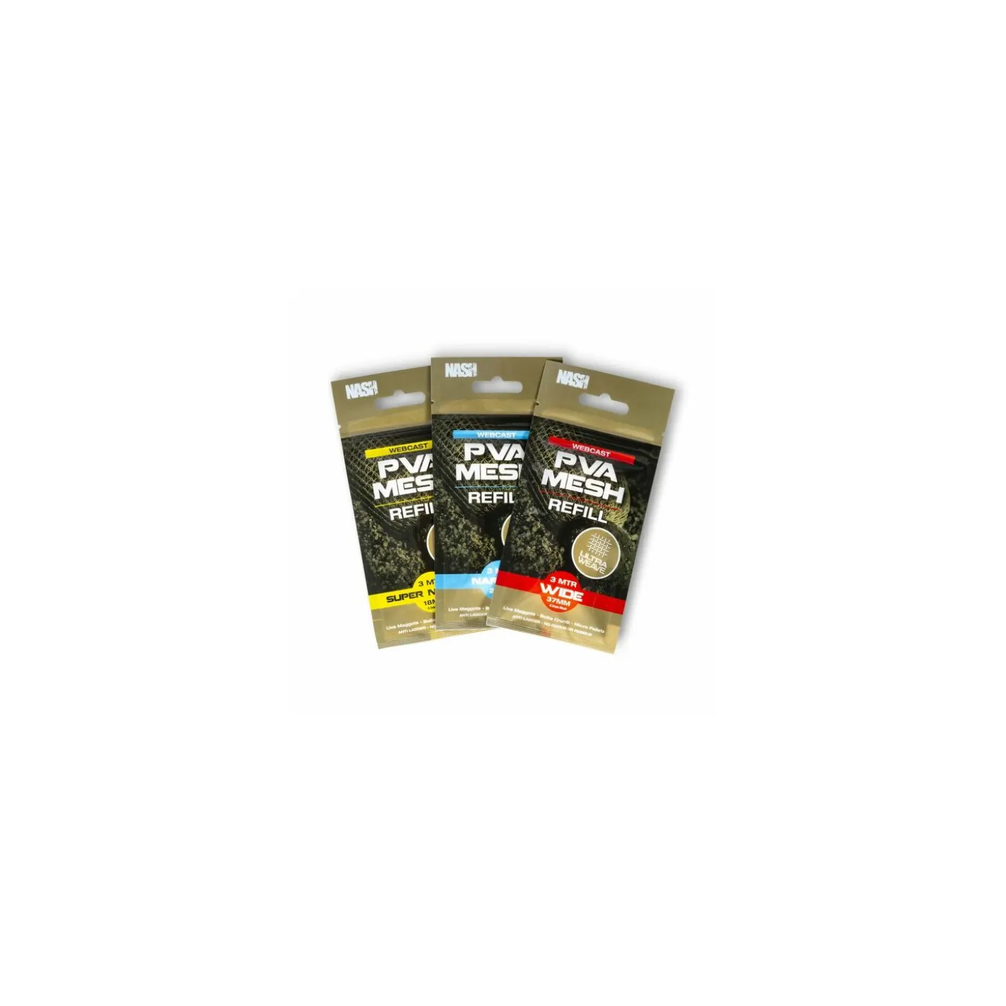 Nash Webcast Ultra Weave PVA Refill Super Narrow 18 mm 3 Meter