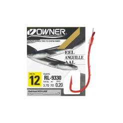 Owner gebundene Angelhaken Aal 70 cm