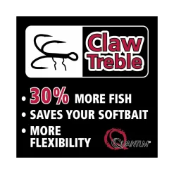 Quantum Aufkleber Claw Treble 9,8 cm x 9,8 cm