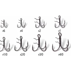 Quantum Claw Treble Hooks mat finish