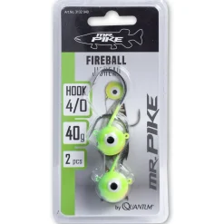 Quantum Mr. Pike Fire-Ball Jighead Firetiger
