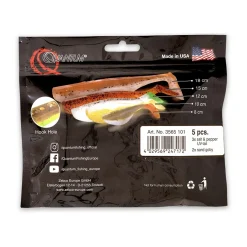 Quantum Q-Paddler Gummifische 10 cm Klareswasser-Mix