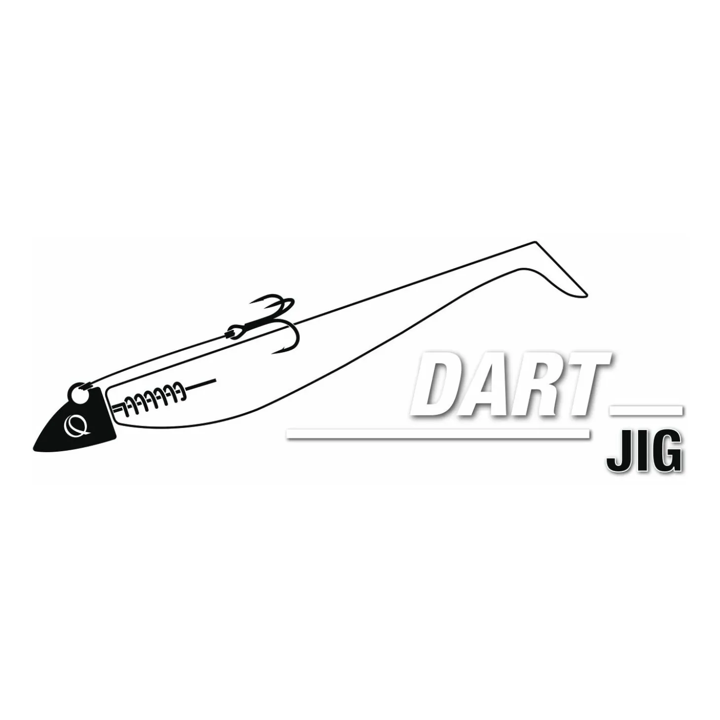 Quantum Q-Screw-Jigs Dartkopf Matt Schwarz