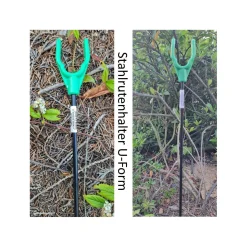 Rutenhalter U-Form 60 cm Stahlrutenhalter
