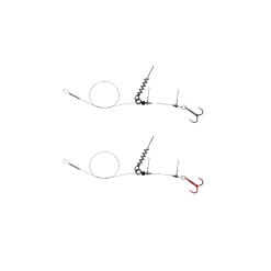 Savage Gear Line-Thru Corkscrew Rig 2 Stk. 30 cm Gr. 2