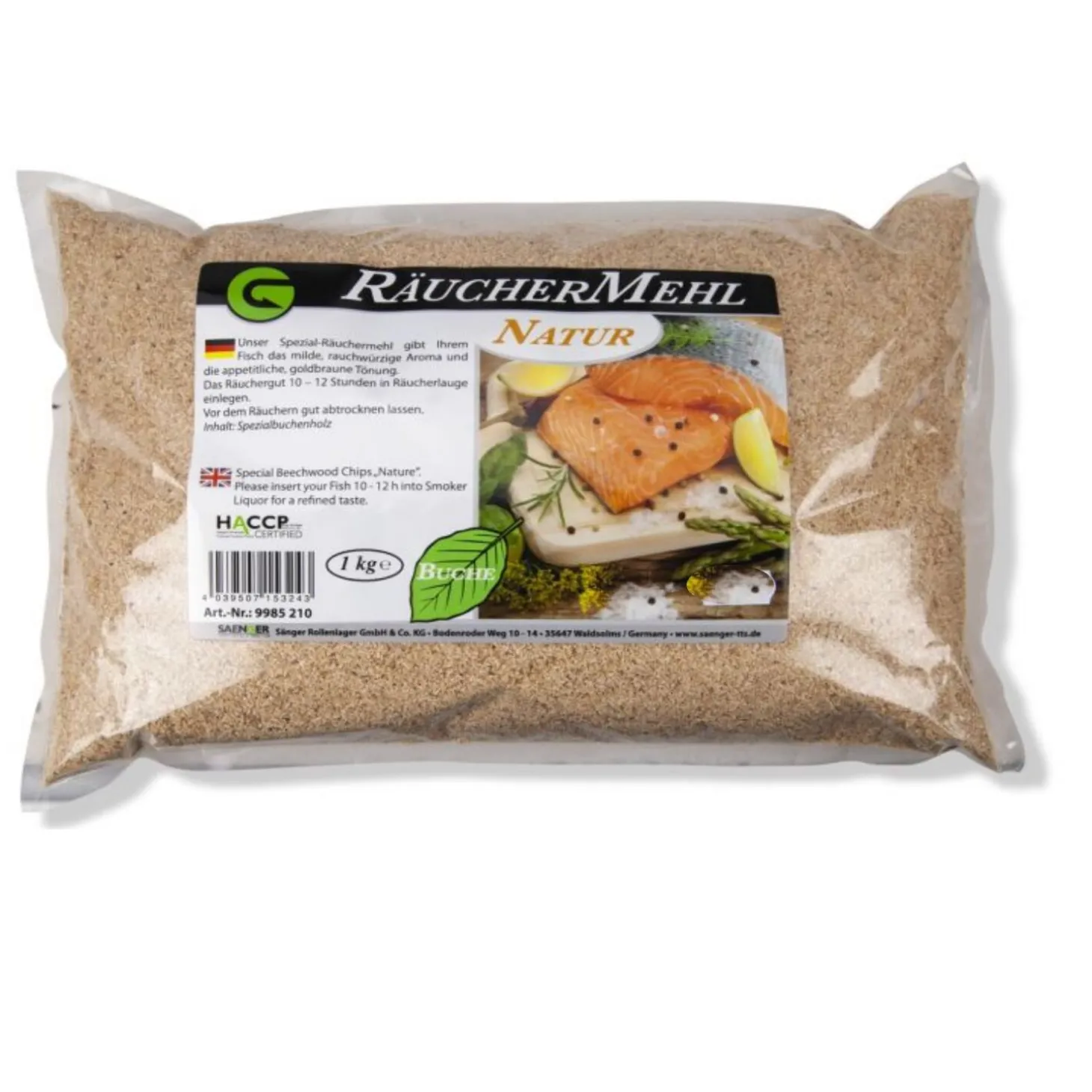 Sänger Räuchermehl Buchenholz 1kg