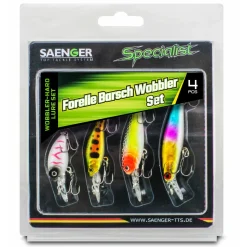 Sänger Specialist Forelle Barsch Wobbler Set 4 Stück