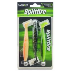 Sänger Splitfire Zanderset 10 cm 10 g Action Pack 3 Stück