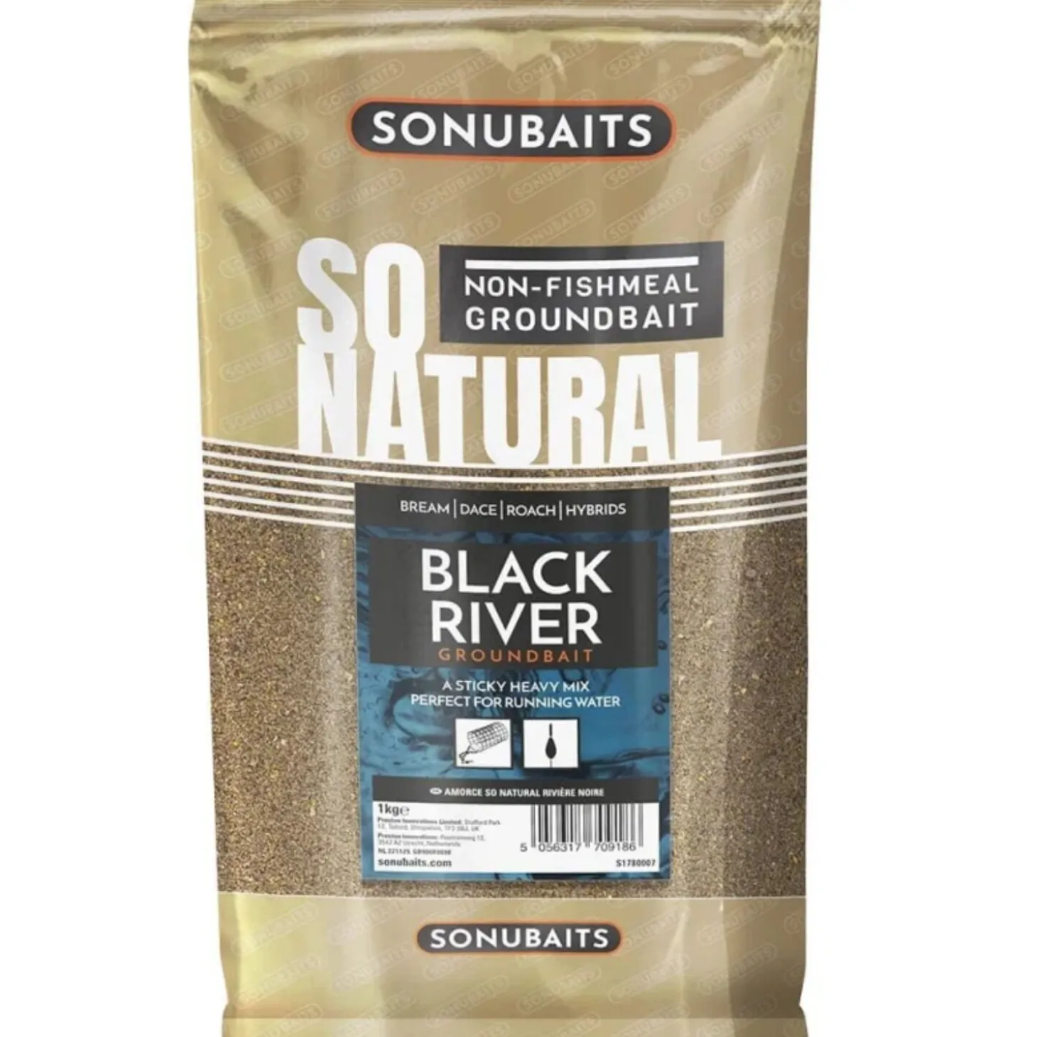 Sonubaits So Natural Groundbait Black River 1 kg