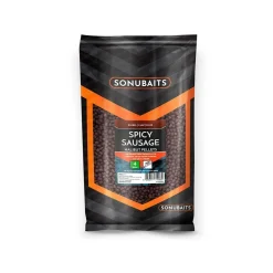 Sonubaits Spicy Sausage Halibut Pellets 900 g 6 mm
