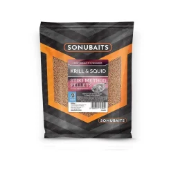 Sonubaits Stiki Krill & Squid Method Pellets 650 g 2 mm