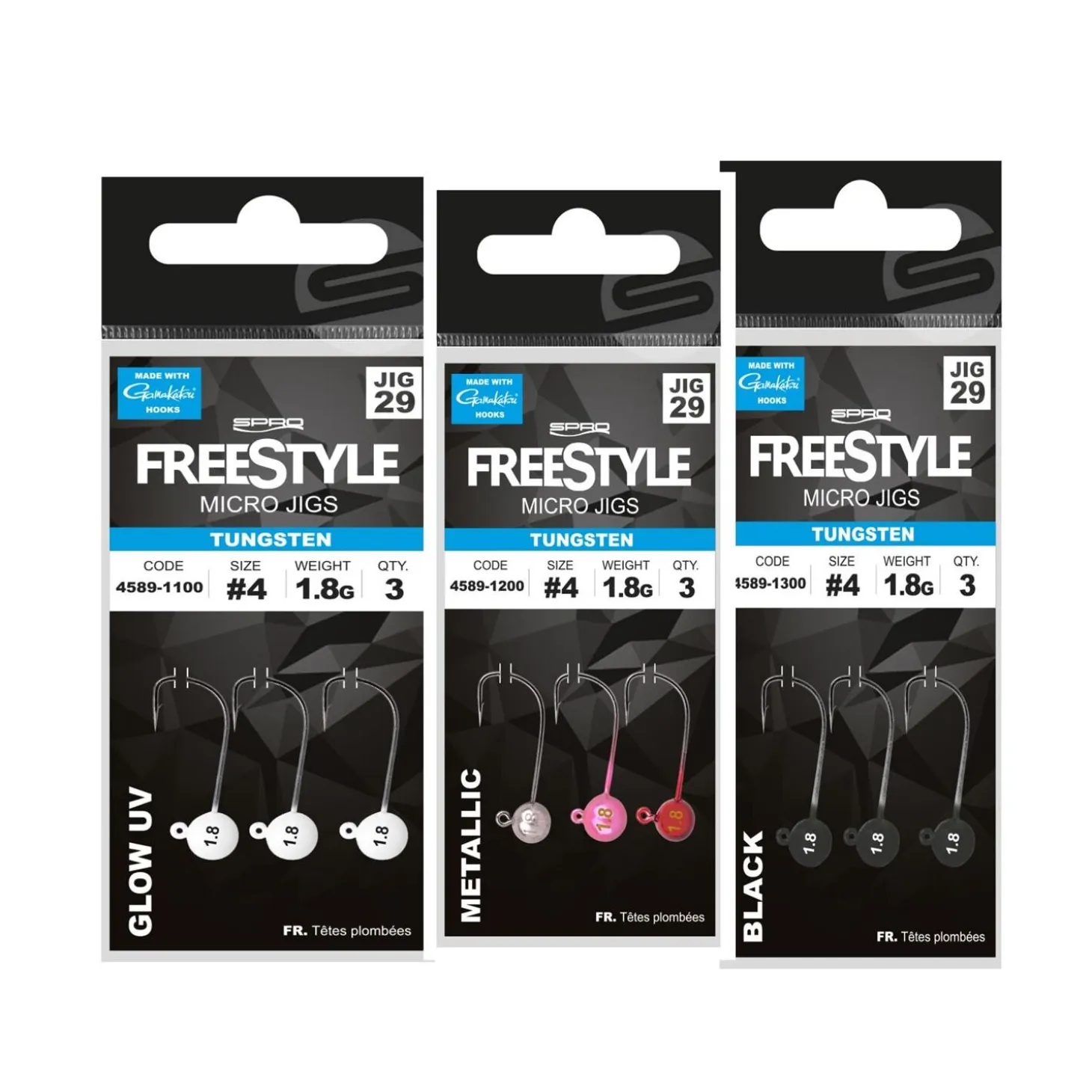 Spro Tungsten Micro Jigköpfe Jig29