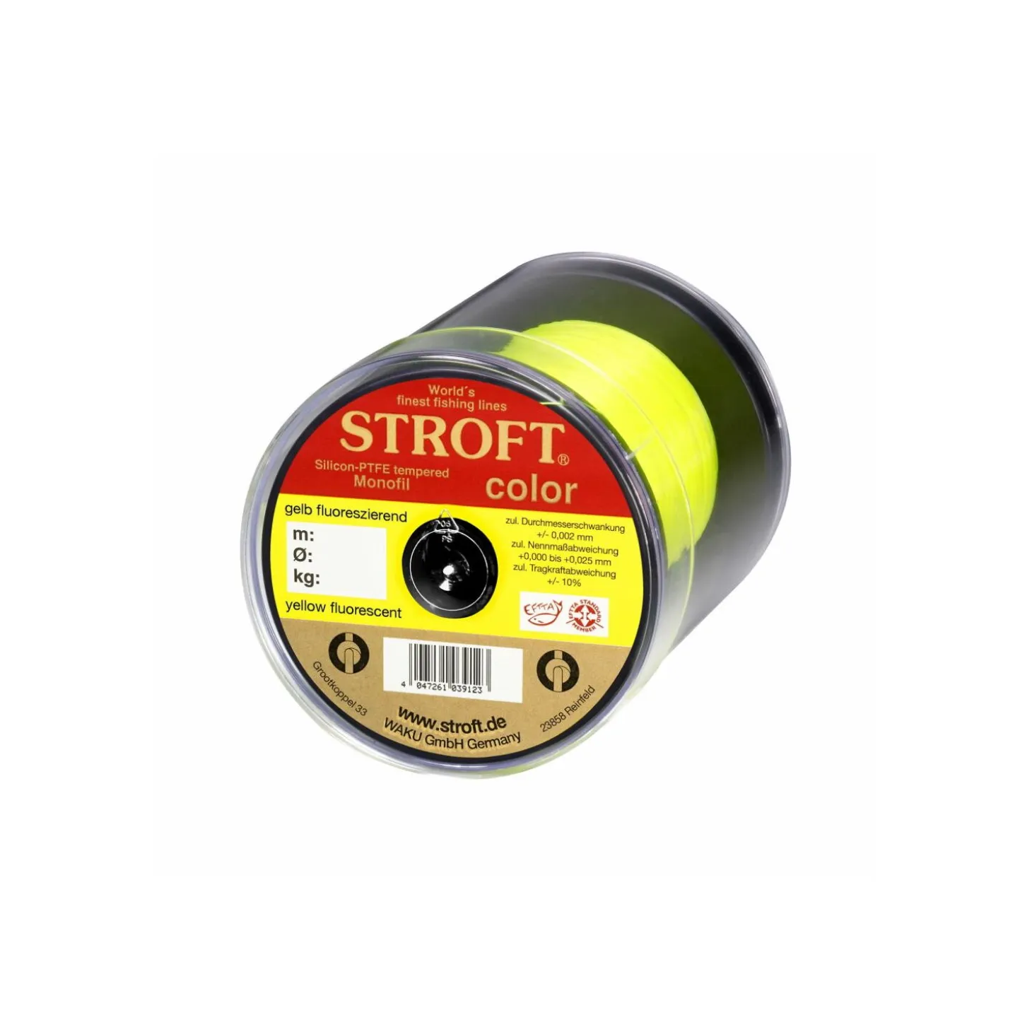 Stroft Color gelb fluoreszierend Meterware