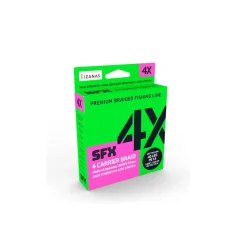 Sufix SFX 4X geflochtene Angelschnur Hot Yellow 135 m